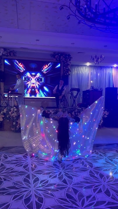 Пиксельные светодиодные крылья #bellydance - YouTube