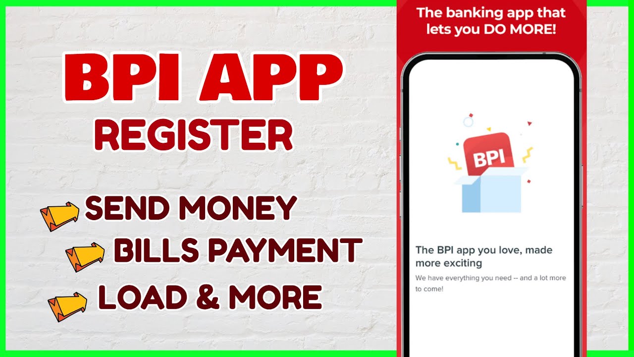 BPI Mobile App Registration - BPI Savings Deposit Account Credit Card ...