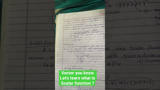 Scalar function ? #scalar #scalarquantity #scalars_and_vectors #scalars