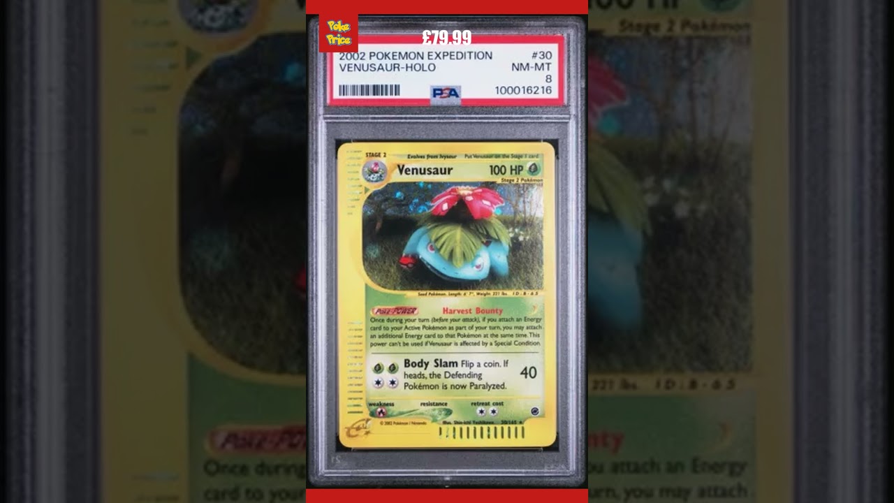 2002 venusaur pokemon card Venusaur (67) Expedition #067/165 Rare – The Card Hub main image 1
