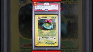PSA 8 Venusaur 30/165 Expedition Base Set Holo Rare Pokémon Card 2002
