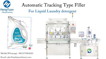 Liquid Laundry Detergent Filling Machine | Automatic Tracking Type Filler