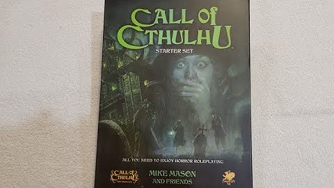 Call of Cthulhu 40th Anniversary Starter Set Unboxing