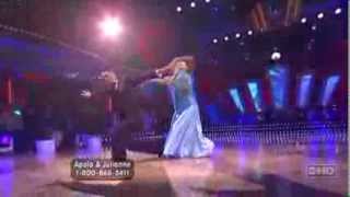 Apolo Anton Ohno and Julianne Hough - Foxtrot - Week 7