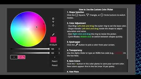 Devlog : ColorPicker made in Godot Engine