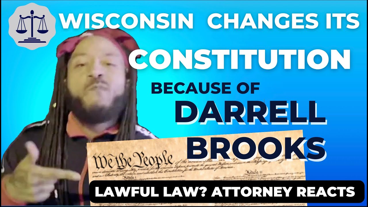 Darrell Brooks Causes CHANGE in Wisconsin CONSTITUTION! YouTube