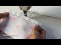 الخياطة المستقيمة Straight seam (١) سلسلة الخياطات الأساسية‏ | MEMA SEWING ♡