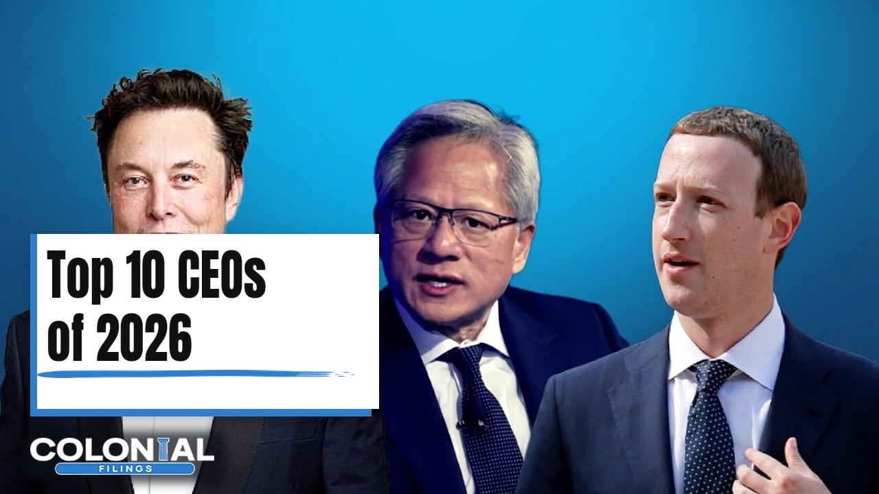 Top 10 CEOs of 2026 - YouTube