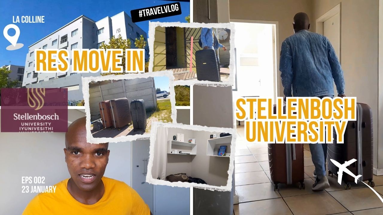 RES Move In Stellenbosch University | Day in a Life of a Broke Student | S02 Ep 002