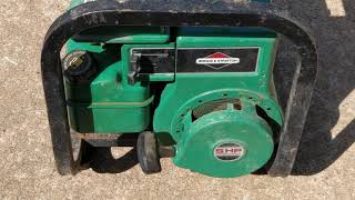 Demo of a Coleman Powermate PM54-2000 Gas Powered Generator