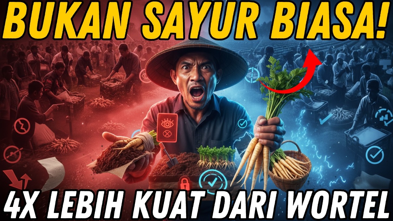 Lebih Baik dari Wortel! Tanam Sekali, Panen Selamanya – Alasan Barat Mengubur Potensi Triliunan Ini