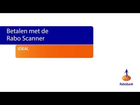 Betalen iDEAL met de Rabo Scanner