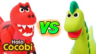 Kumpulan Cerita Dinosaurus | Kartun Pendidikan | T-rex, Brachiosaurus | Halo Cocobi