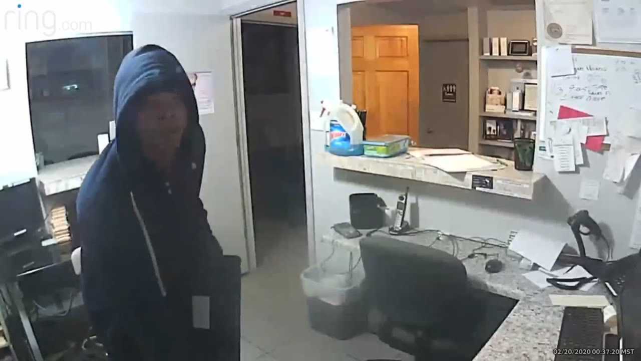Caught on camera: Burglar steals supplies and computers from Phoenix ...