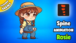 Rosie 2D Animated Spine Character Cozy Series