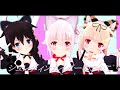 [MMD艦これ]　春雨＆時雨改二＆夕立改二で『シュレディンガイガーのこねこ』