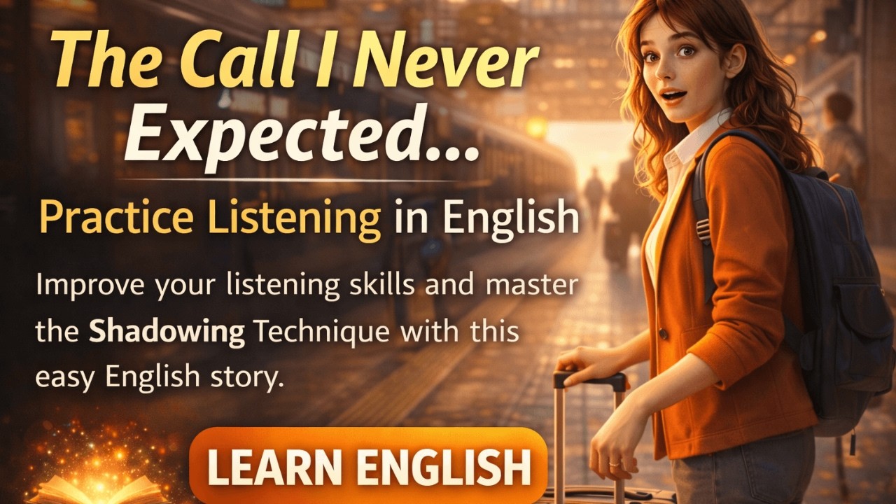 Easy English Story – The Call I Never Expected (Listening & Shadowing Practice)