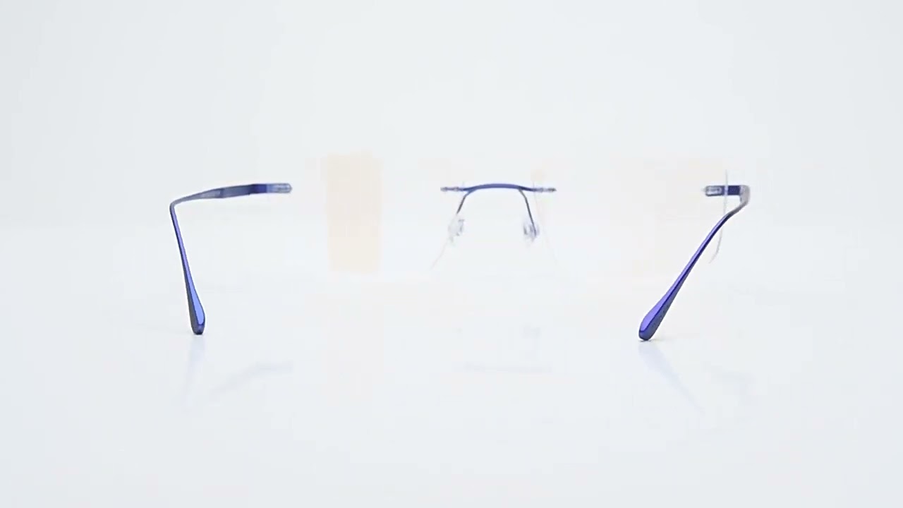 FONEX Pure Titanium Glasses Frame Rimless Eyeglasses 8555
