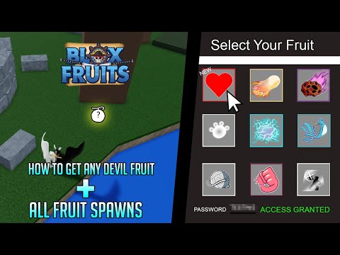 ALL FRUIT SPAWN LOCATIONS - Bloxfruits 