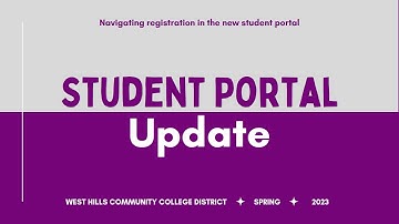 Registering for Classes in the New Student Portal