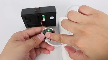 How to use the fingerprint cabinet lock F050