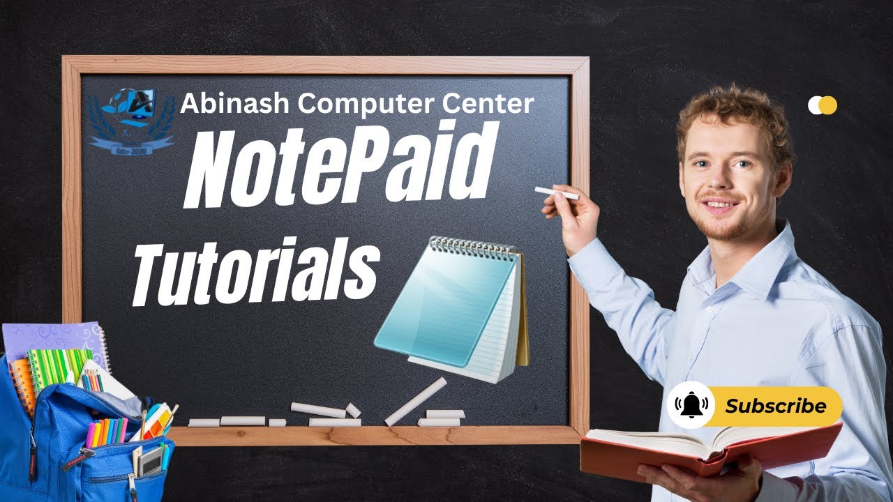 Notepad Class | Basic Computer | Hindi Tutorial - YouTube