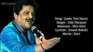 Jaadu Teri Nazar Full Song With Lyrics by Udit Narayan