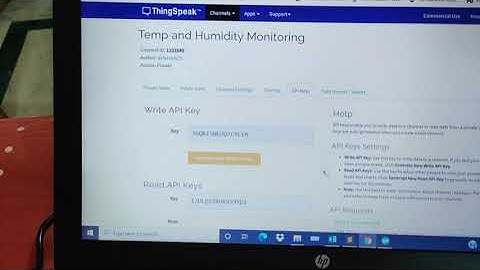 DHT11 + NodeMCU IOT + ThingSpeak