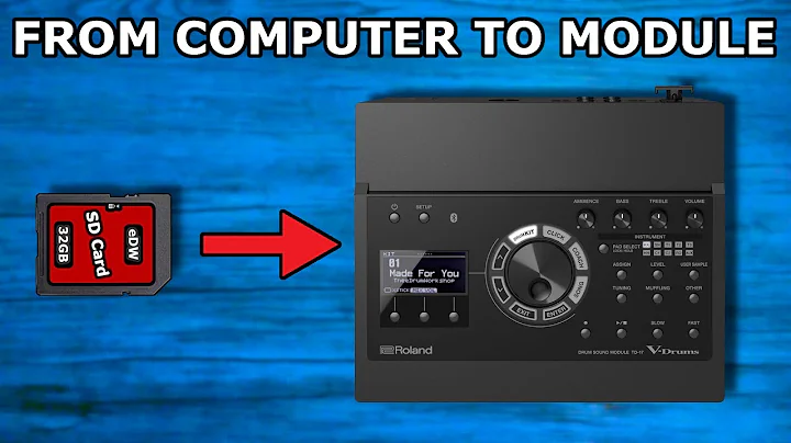 Roland TD-17 Custom Kits Loading Tutorial - The eDrum Workshop TD-17 Module Expansions