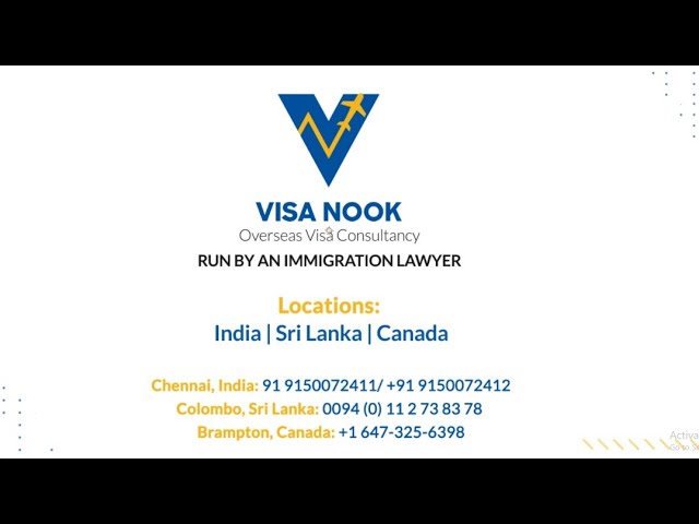 if you are looking for a leading Canada job consultancy in Chennai, then feel free to contact the Visa Nook professional team. 