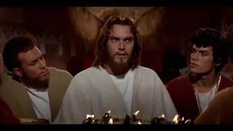 Jeffrey Hunter as Jesus in Christ's final farewell