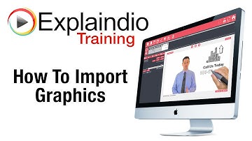 How To Import Graphics Into Explaindio - Explaindio Training