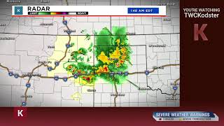 Severe Weather Event #1 (Slight Risk) - 5/25/2023 l Pecos, TX Radar View