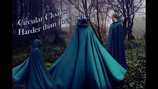 The Surprising Trials of making a Circular Cloak (Traveller Cosplay)