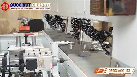 Máy Khoan Tự Động Máy Khoan Ngang CNC 2 Đầu Khoan Ván MDF Chính Xác Cao | Quốc Duy tập 4