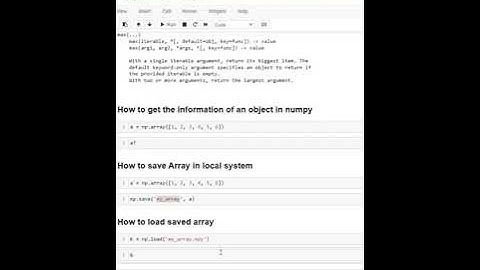 How to Load Array from File in Numpy