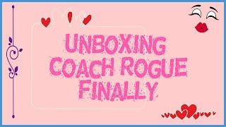 Unboxing a Coach Classic Finally