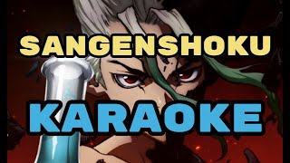 Dr.STONE OP 2 FULL KARAOKE | Sangenshoku - PELICAN FANCLUB「Instrumental/Lyrics」