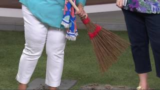 Ultimate Innovations Outdoor Coconut Palms Garden Broom on QVC