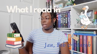 what I read in January, February, and March! ✨📚🫐