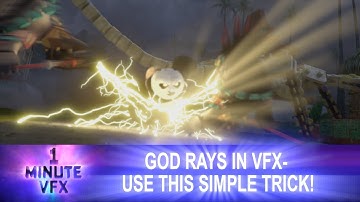 God Rays VFX - Use this simple trick for a cool effect! #vfx