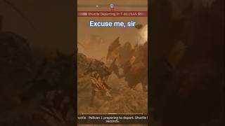 Excuse me, Sir #helldivers2 #gaming #superhelldive #charger #termanids