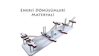 Enerji Dönüşümleri, Potansiyel Enerji, Kinetik Enerji Ve Sürtünme Kuvveti Fizik Deneyi