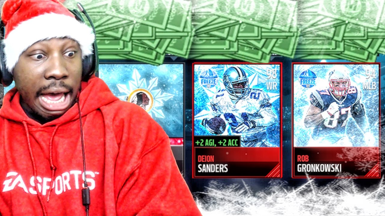 MADDEN CASH GIVEAWAY & ULTIMATE FREEZE PACK OPENING! Madden Mobile 17 Gameplay Ep. 13 ncaa football 14 sliders