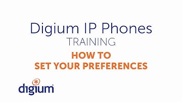 Digium IP Phones Training | 20 How to Set Your Preferences | D6X series