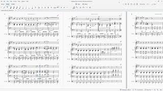 Alabamy Bound (Ray Henderson). Sheet music arranged for clarinet with piano and drums.