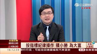 蘇威元-1012 今開高走高 如何掌握第一時間點∣股海大贏家∣ 三立財經台CH88