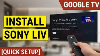 How to Install Sony LIV on Google TV | Download Play Store App, Activate & Live Sports Setup screenshot 2