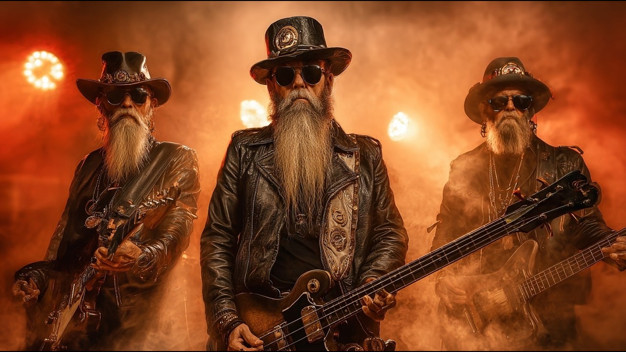 Eric Clapton, Jimi Hendrix, ZZ Top 🎸 Classic Aggressive Blues Rock with Swagger and Vintage Fire