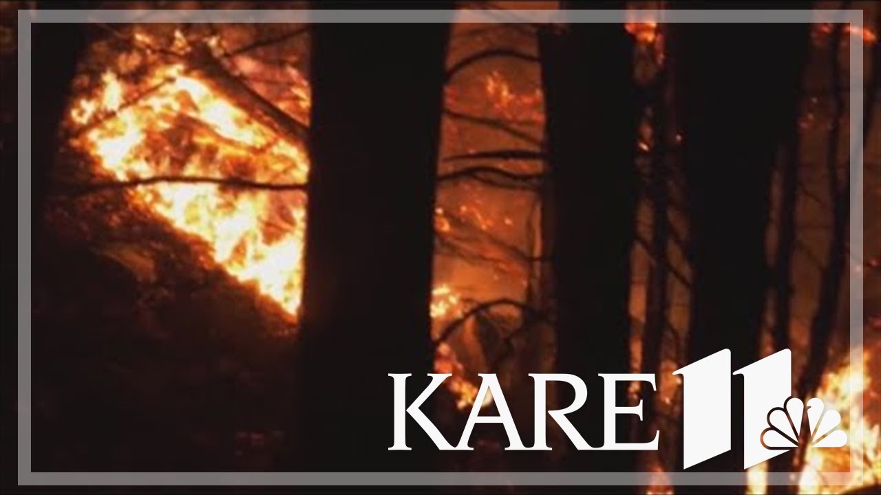 Fire crews on both US coasts battle wildfires - YouTube